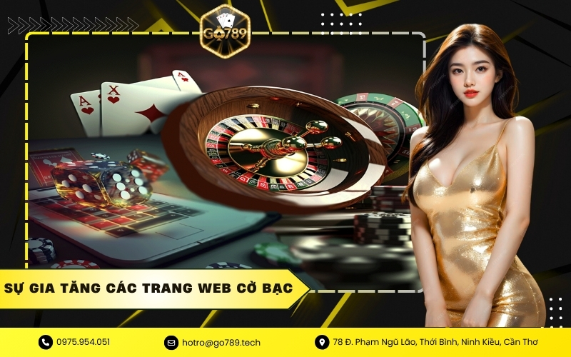 Sự gia tăng các trang web cờ bạc